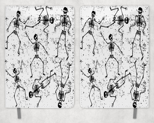 Halloween Skeletons  Printed 8 Inch  A-5 Journal