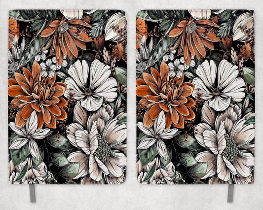 Floral Printed 8 Inch  A-5 Journal