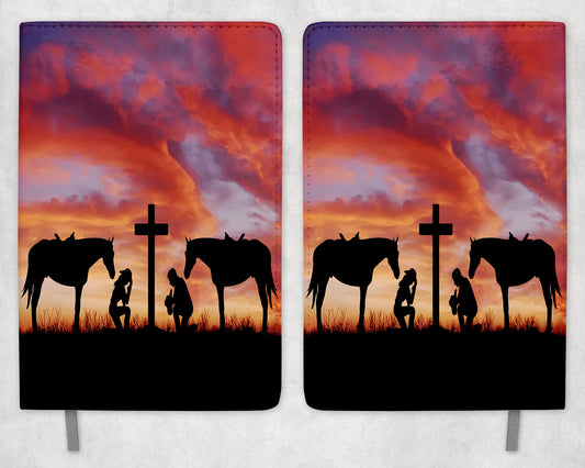 Western Sunset Prayers Printed 8 Inch  A-5 Journal