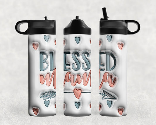 Blessed Mama Steel Water Bottle