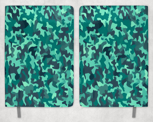 camo Printed 8 inch  A5 Journal