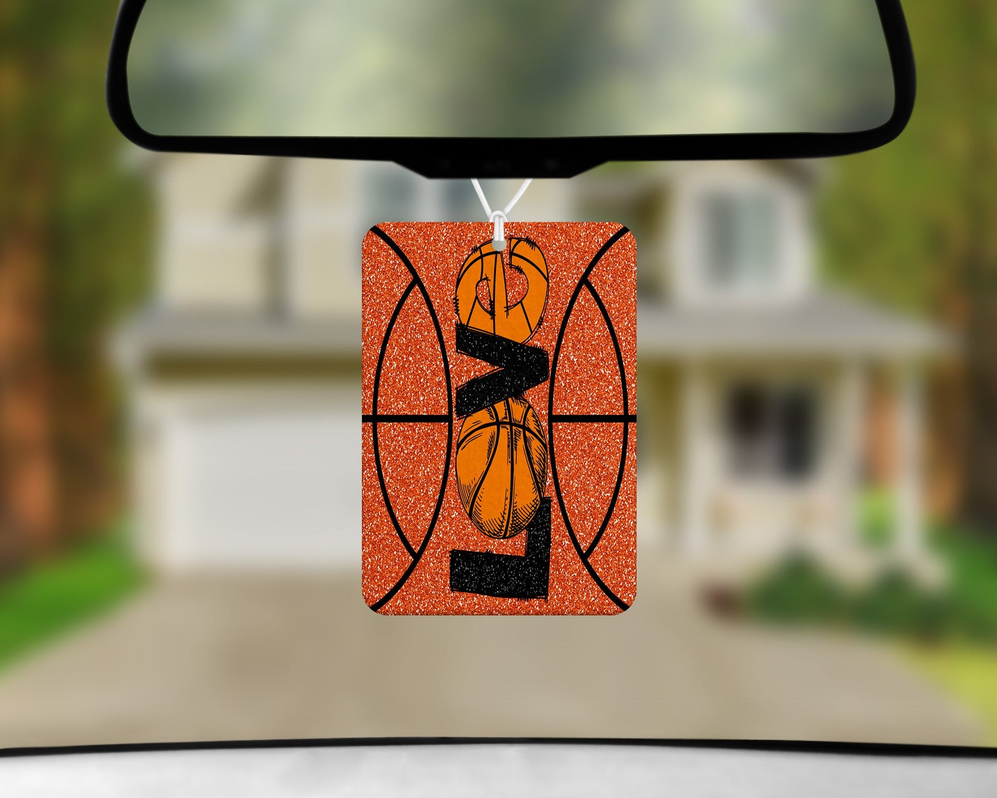 Basketball Love|Freshie|Includes Scent Bottle - Vehicle Air Freshener