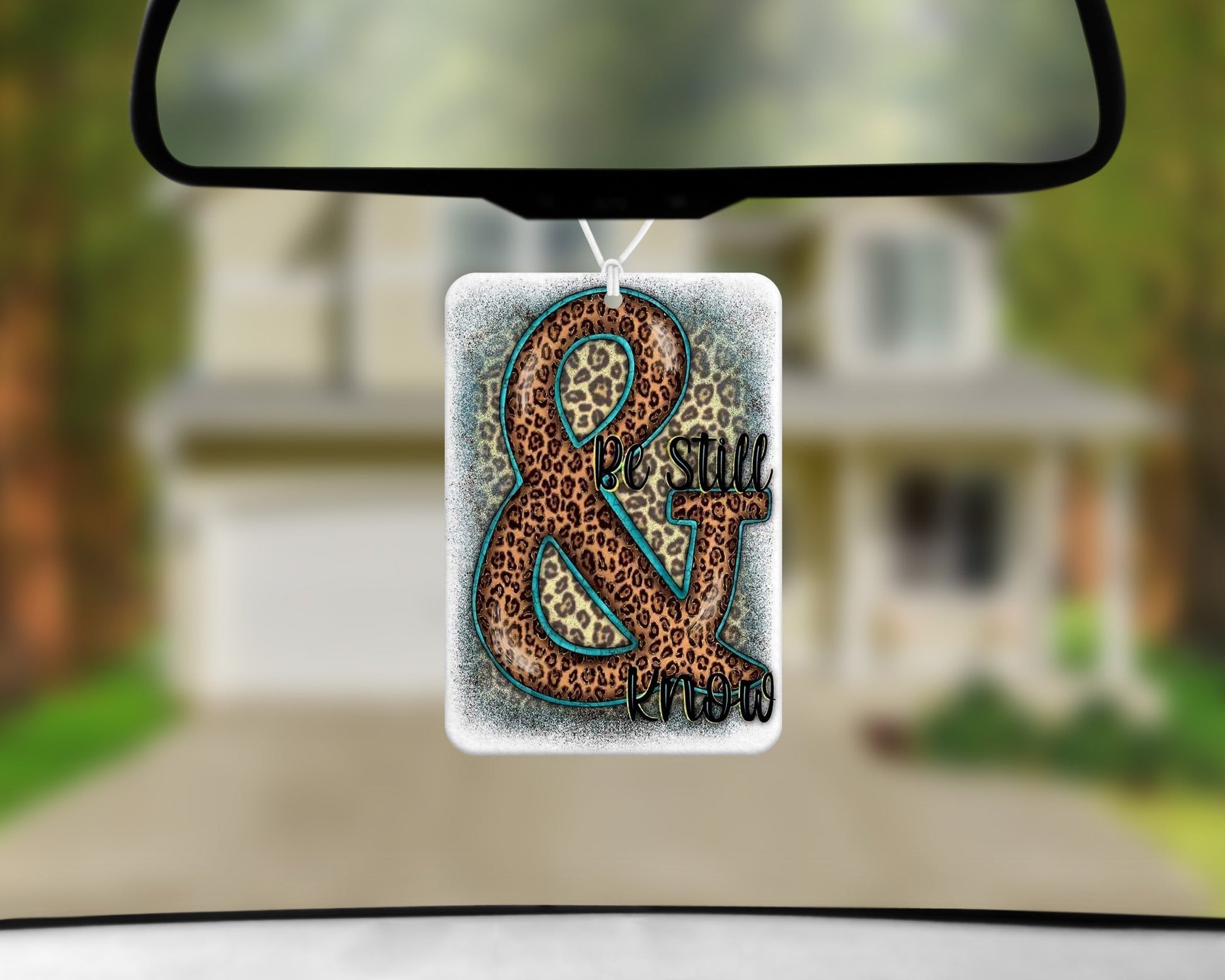 Be Still And Know|Freshie|Includes Scent Bottle - Vehicle Air Freshener