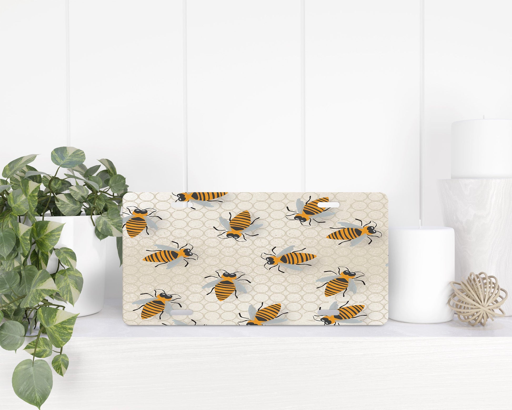 Bees|License Plate - Vehicle License Plates