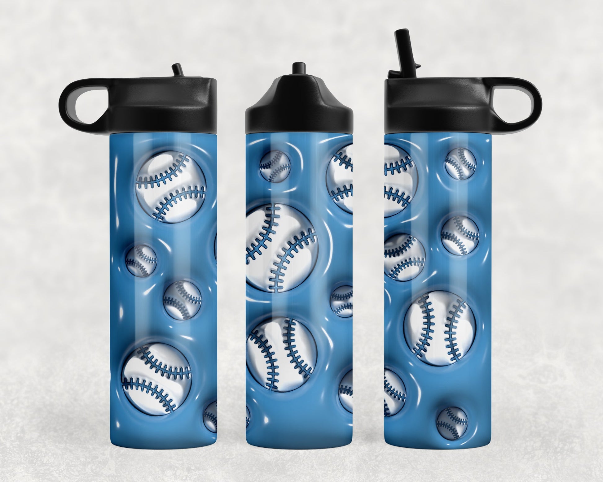 Blue Baseball|Sport Water Bottle - Tumblers
