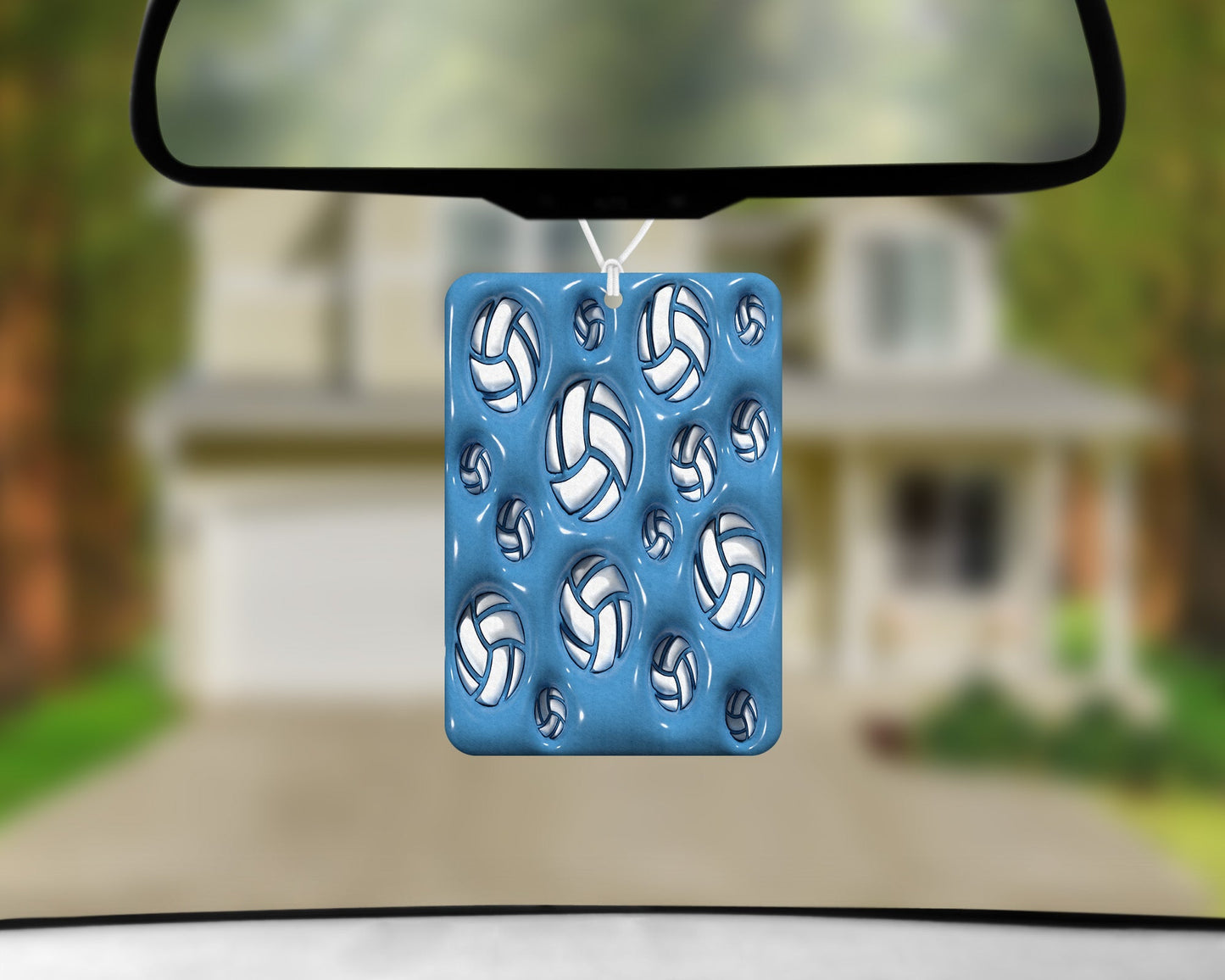 Blue Volleyball|Freshie|Includes Scent Bottle - Vehicle Air Freshener