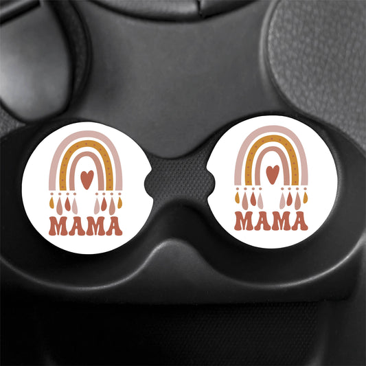 Boho Mama |Car Coaster Set - Car Coaster