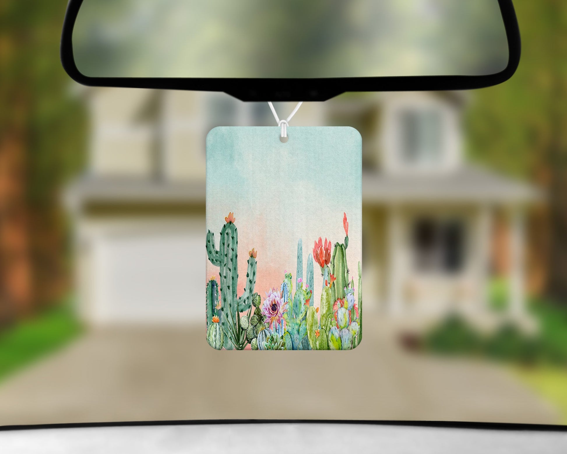 Cactus|Freshie|Includes Scent Bottle - Vehicle Air Freshener