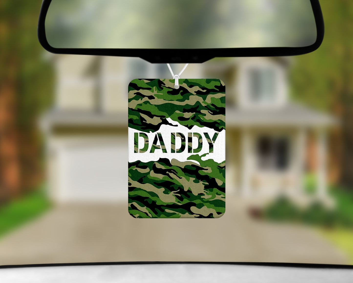 Camo Daddy|Freshie|Includes Scent Bottle - Vehicle Air Freshener