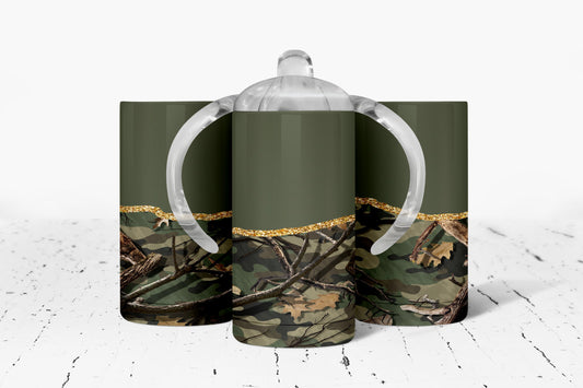 Camo Insulated Kids Dual Lid Sippy Cup Tumbler - Tumblers