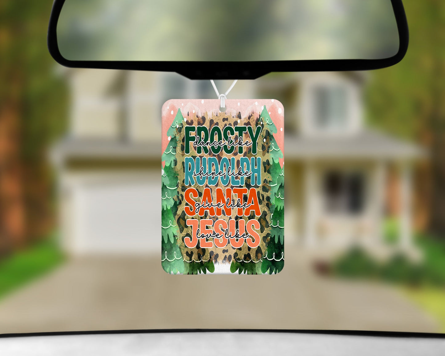 Christmas|Freshie|Includes Scent Bottle - Vehicle Air Freshener
