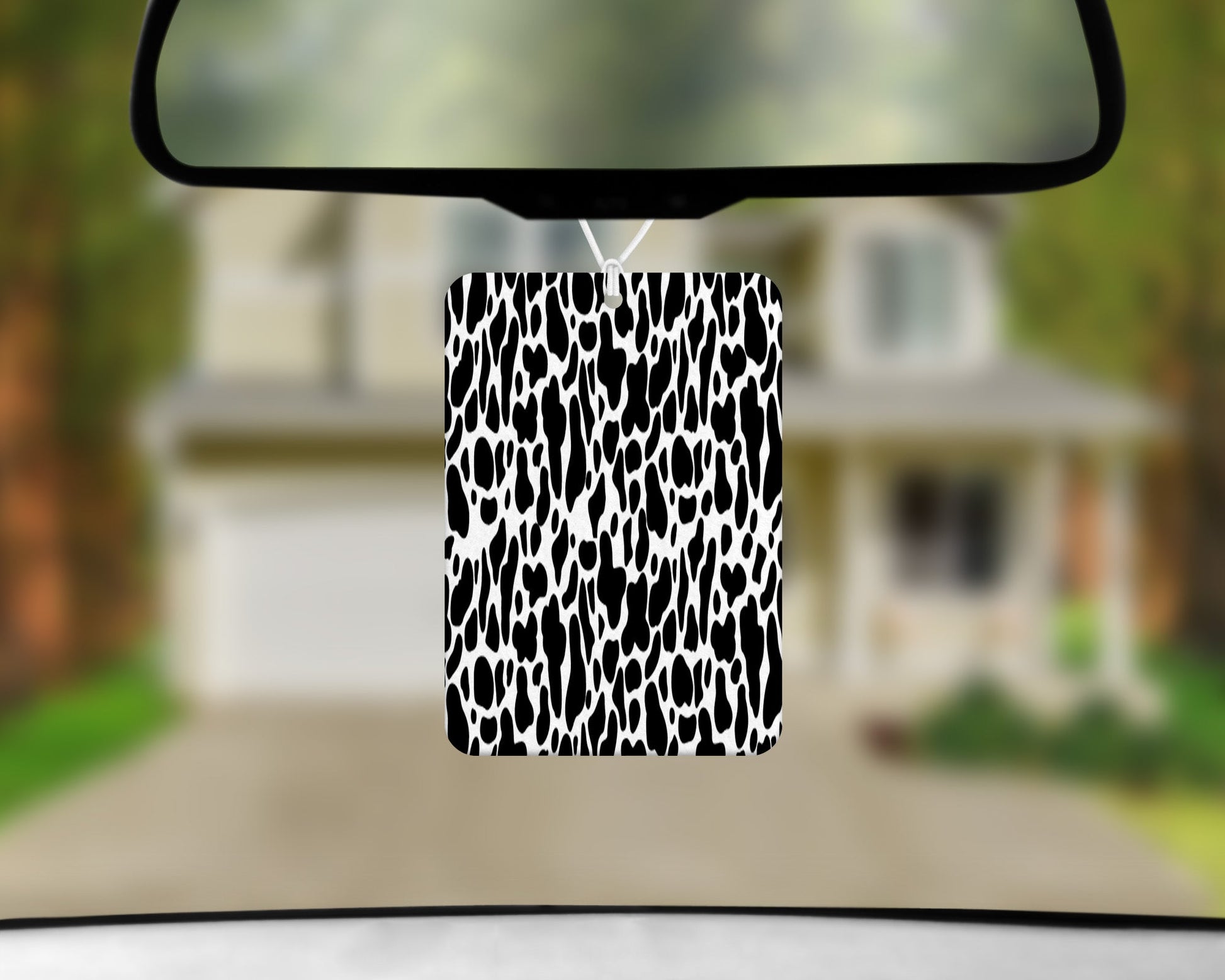 Cow Print|Freshie|Includes Scent Bottle - Vehicle Air Freshener