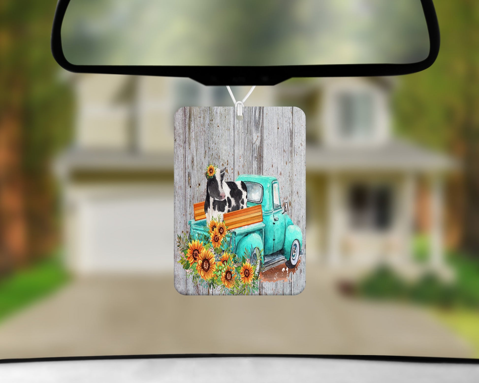 Cow Truck|Freshie|Includes Scent Bottle - Vehicle Air Freshener