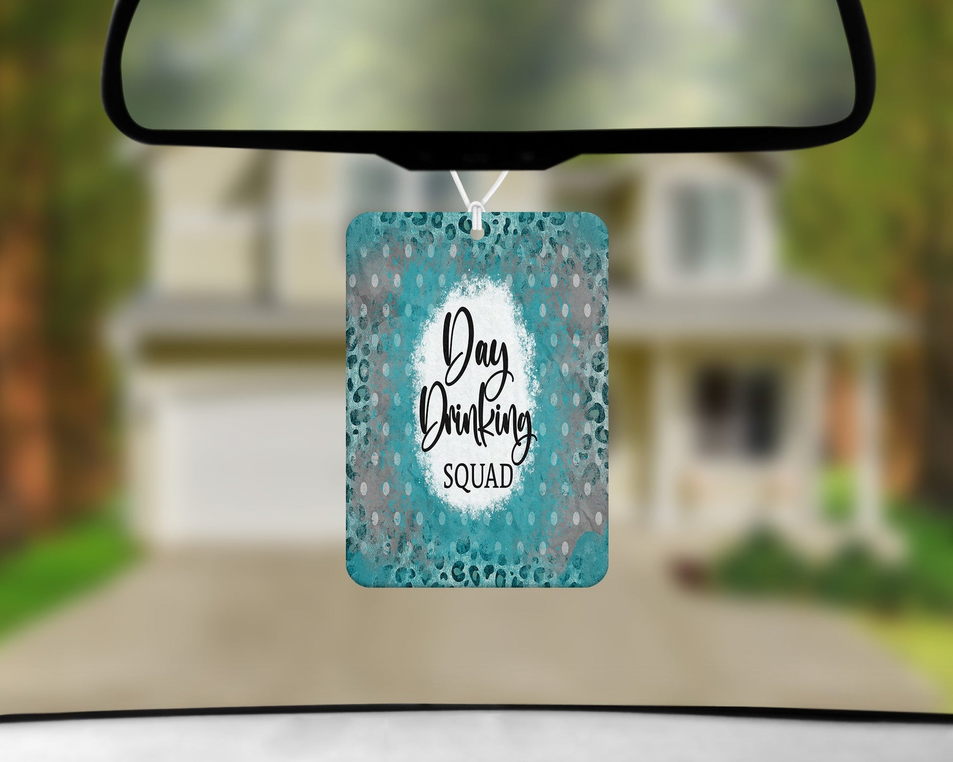 Day Drinking Squad|Freshie|Includes Scent Bottle - Vehicle Air Freshener