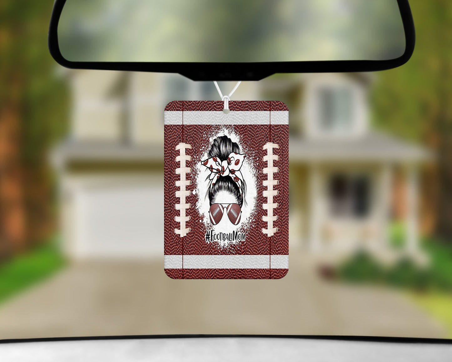Football Mom|Freshie|Includes Scent Bottle - Vehicle Air Freshener