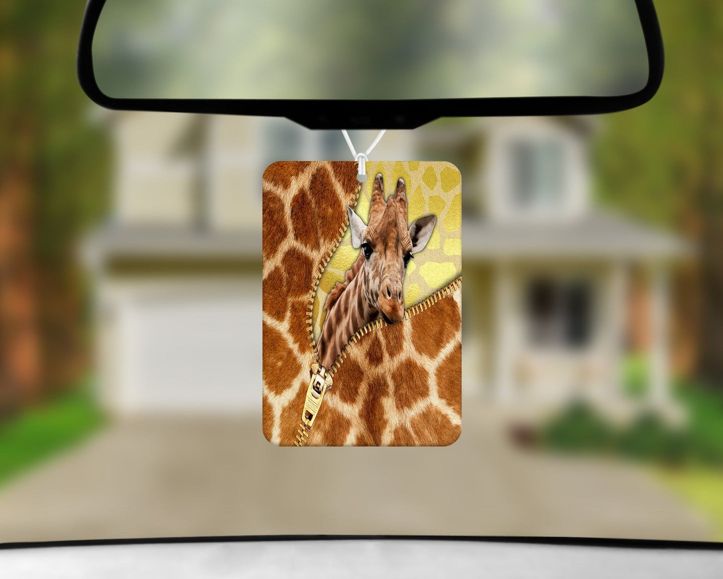 Giraffe|Freshie|Includes Scent Bottle - Vehicle Air Freshener