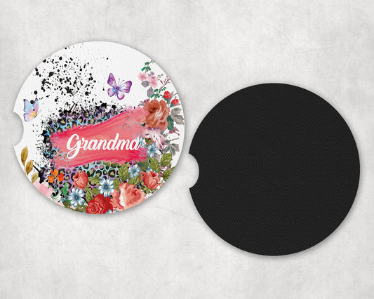 Grandma|Car Coaster Set - Car Coaster