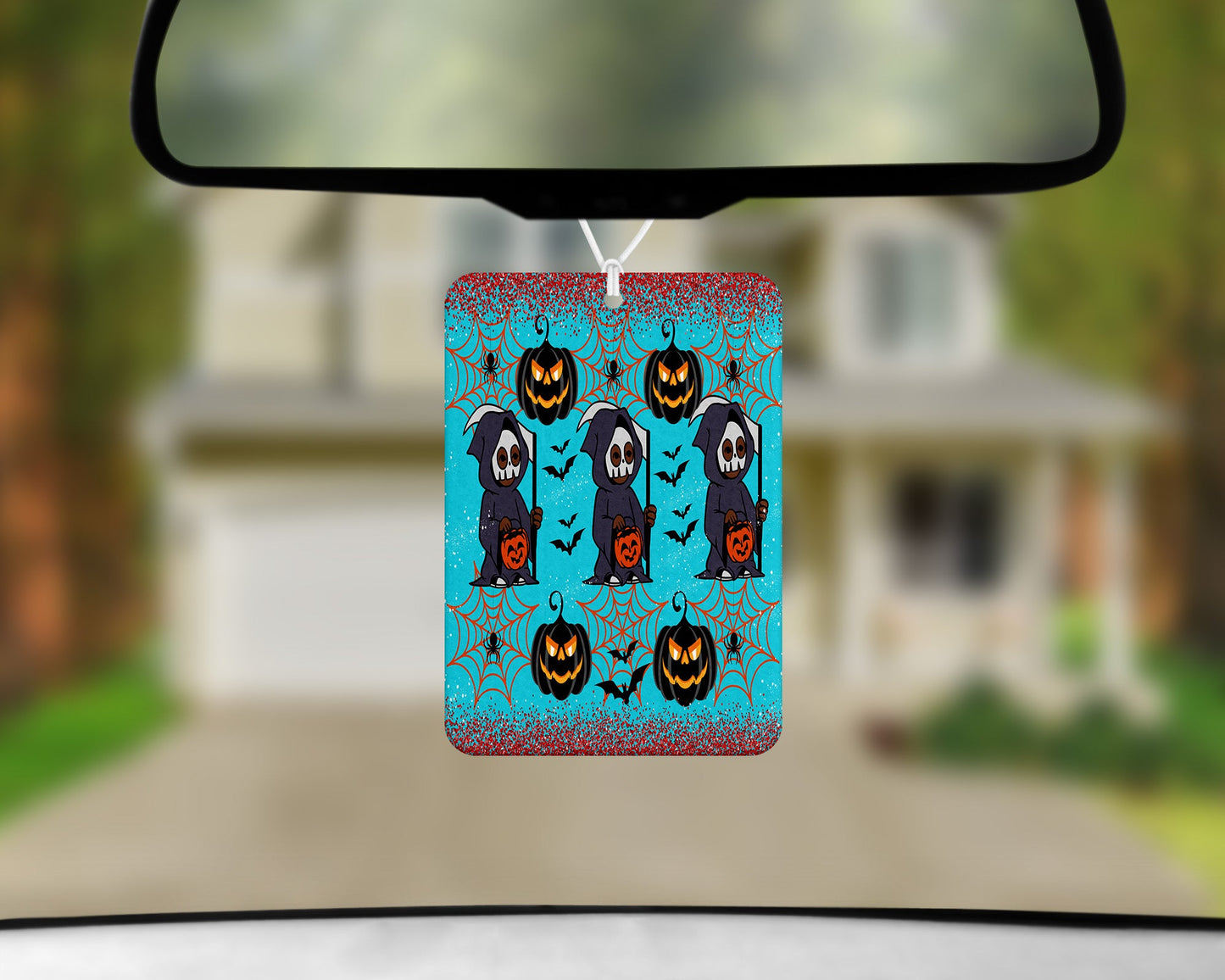 Halloween Grim Reaper|Freshie|Includes Scent Bottle - Vehicle Air Freshener