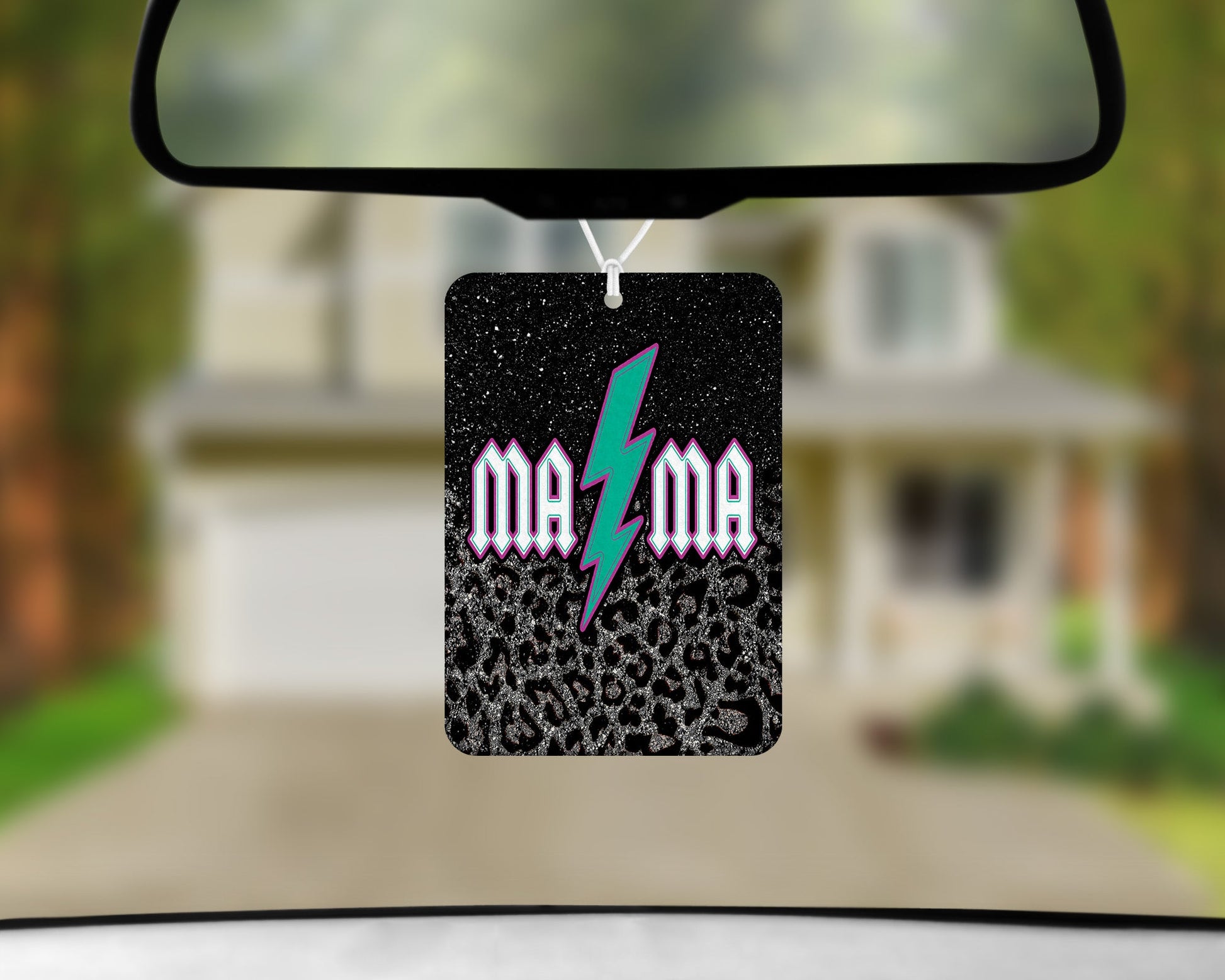 Leopard Print Mama |Freshie|Includes Scent Bottle - Vehicle Air Freshener