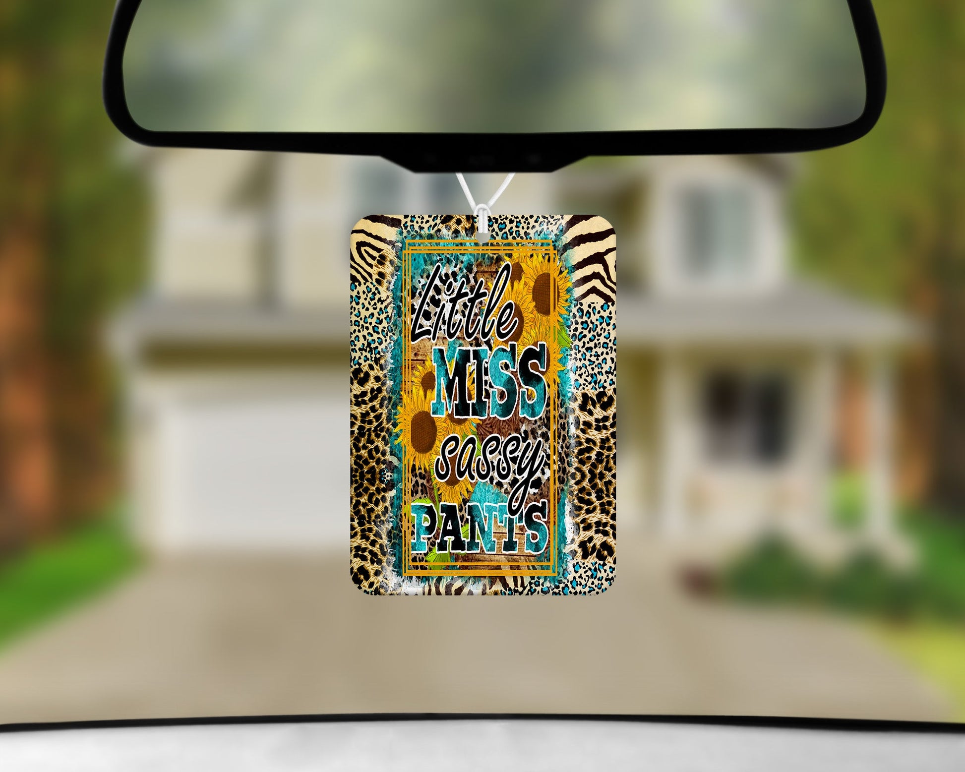 Little Miss Sassy Pants|Freshie|Includes Scent Bottle - Vehicle Air Freshener