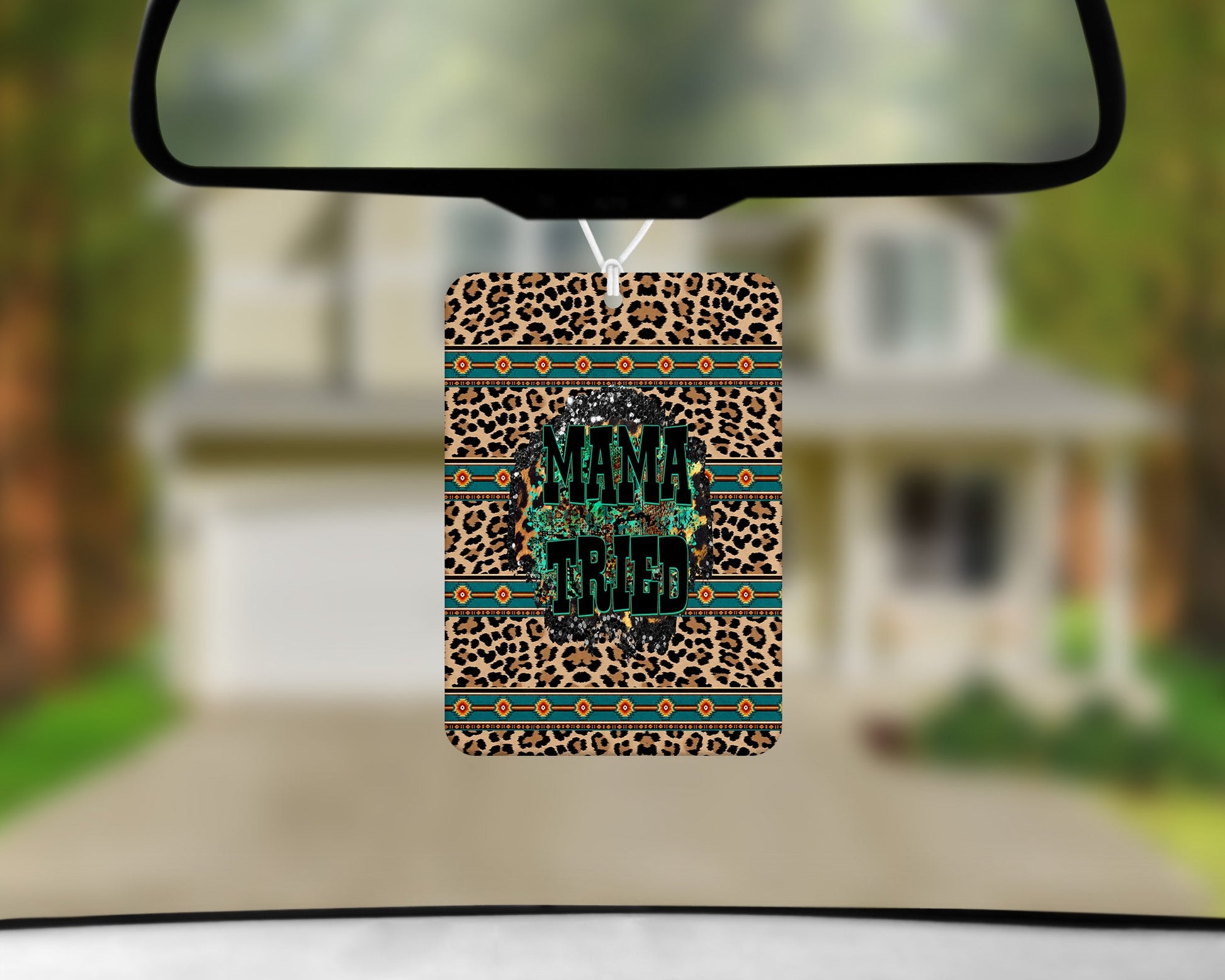 Mama Tried|Freshie|Includes Scent Bottle - Vehicle Air Freshener
