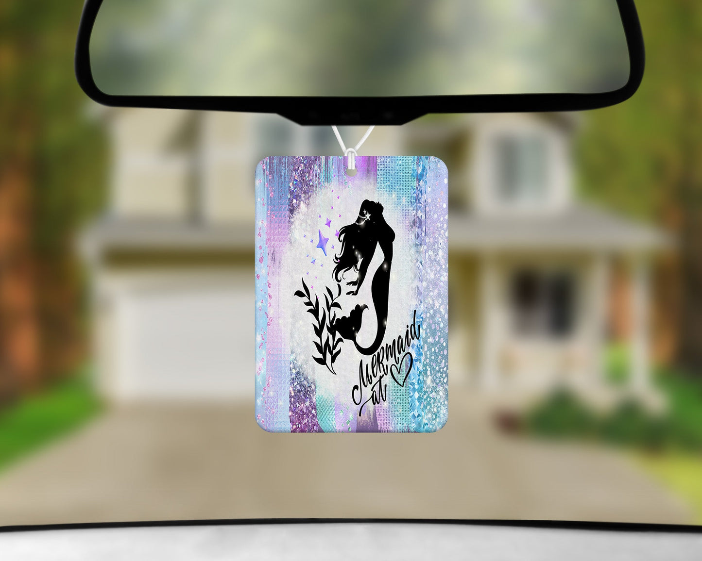 Mermaid At Heart|Freshie|Includes Scent Bottle - Vehicle Air Freshener