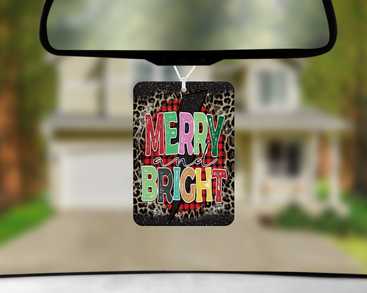 Merry and Bright|Freshie|Includes Scent Bottle - Vehicle Air Freshener