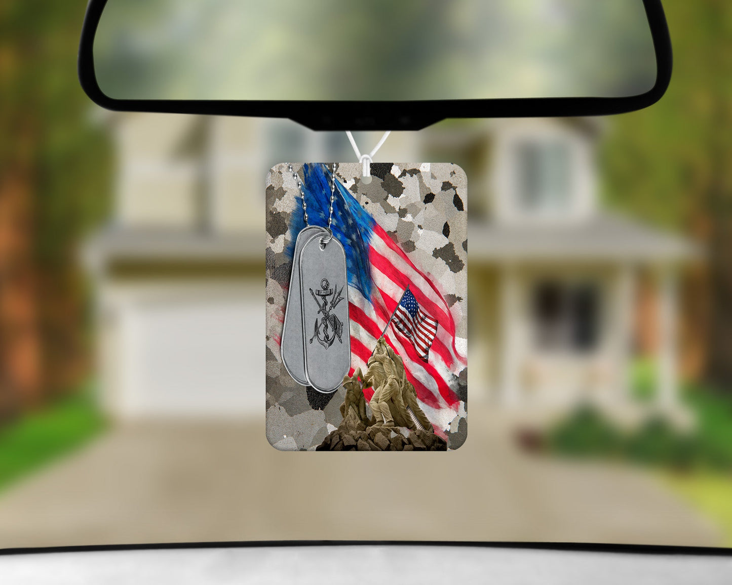 Military|Freshie|Includes Scent Bottle - Vehicle Air Freshener