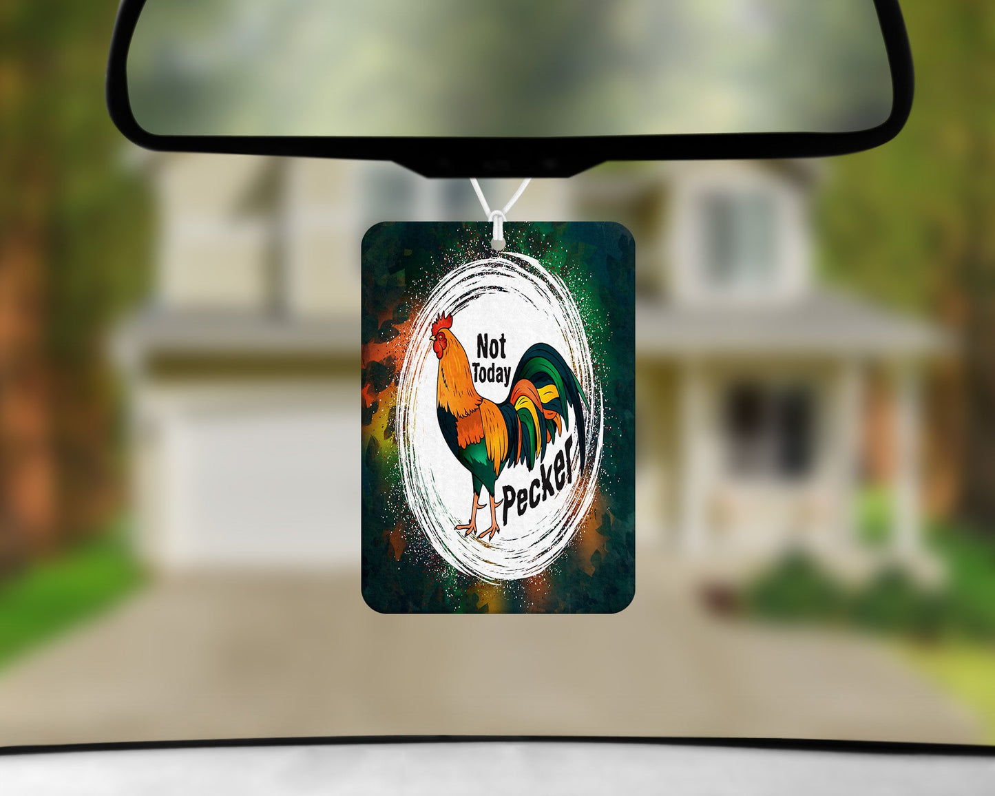 Not Today Pecker |Freshie|Includes Scent Bottle - Vehicle Air Freshener