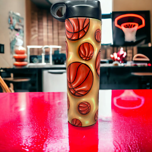 Orange Basketball|Sport Water Bottle - Tumblers