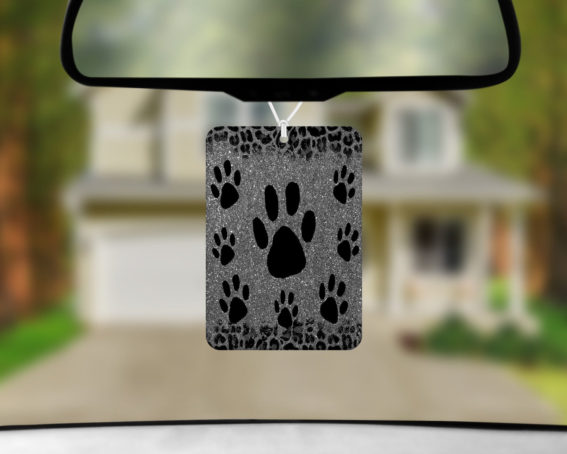 Paw Prints |Freshie|Includes Scent Bottle - Vehicle Air Freshener