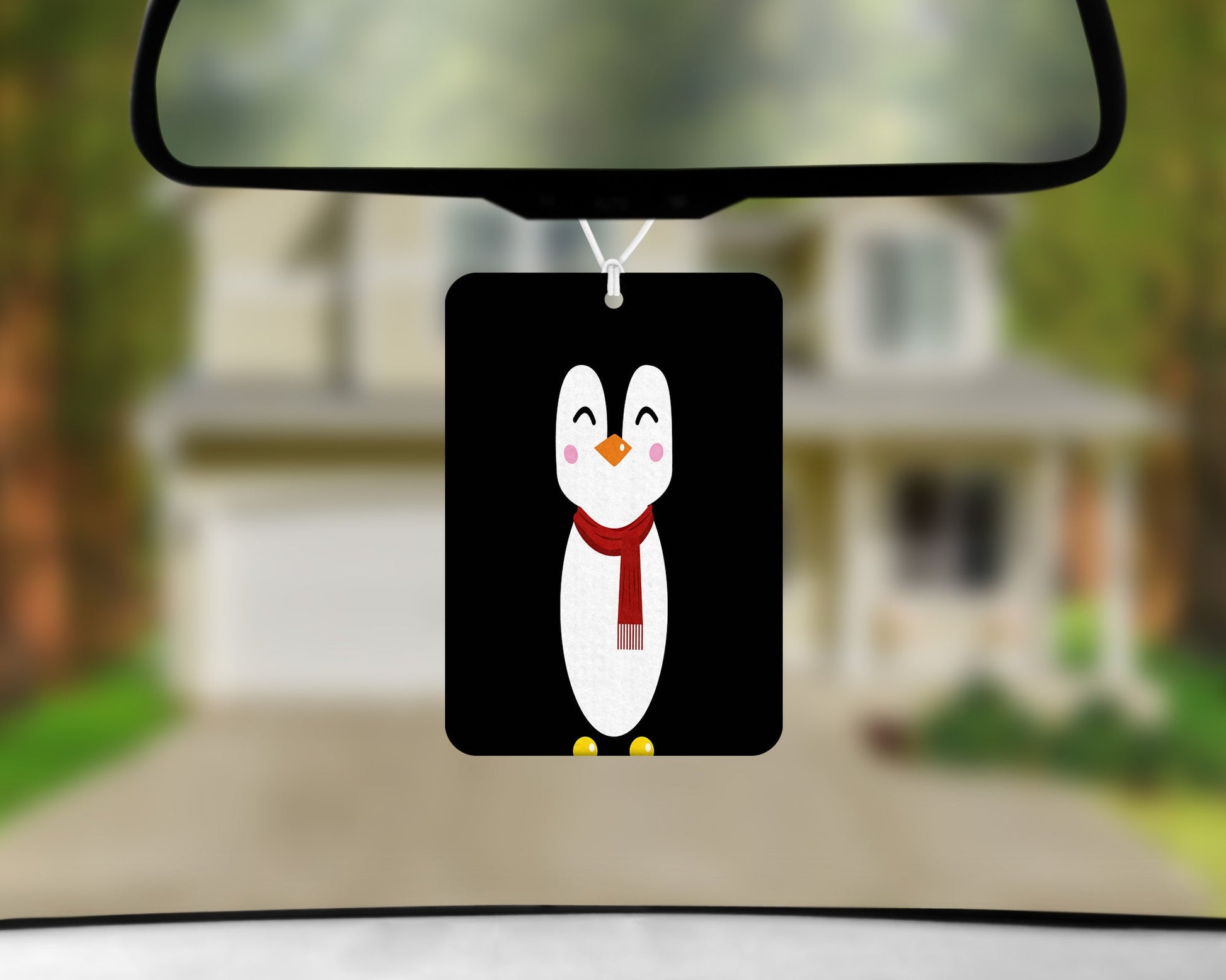 Penguin |Freshie|Includes Scent Bottle - Vehicle Air Freshener