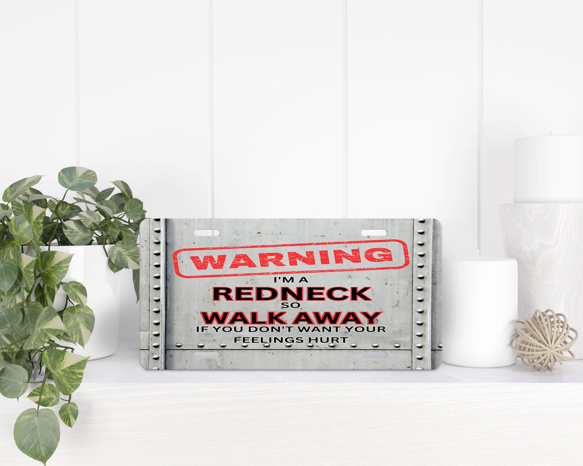 Redneck|License Plate - Vehicle License Plates