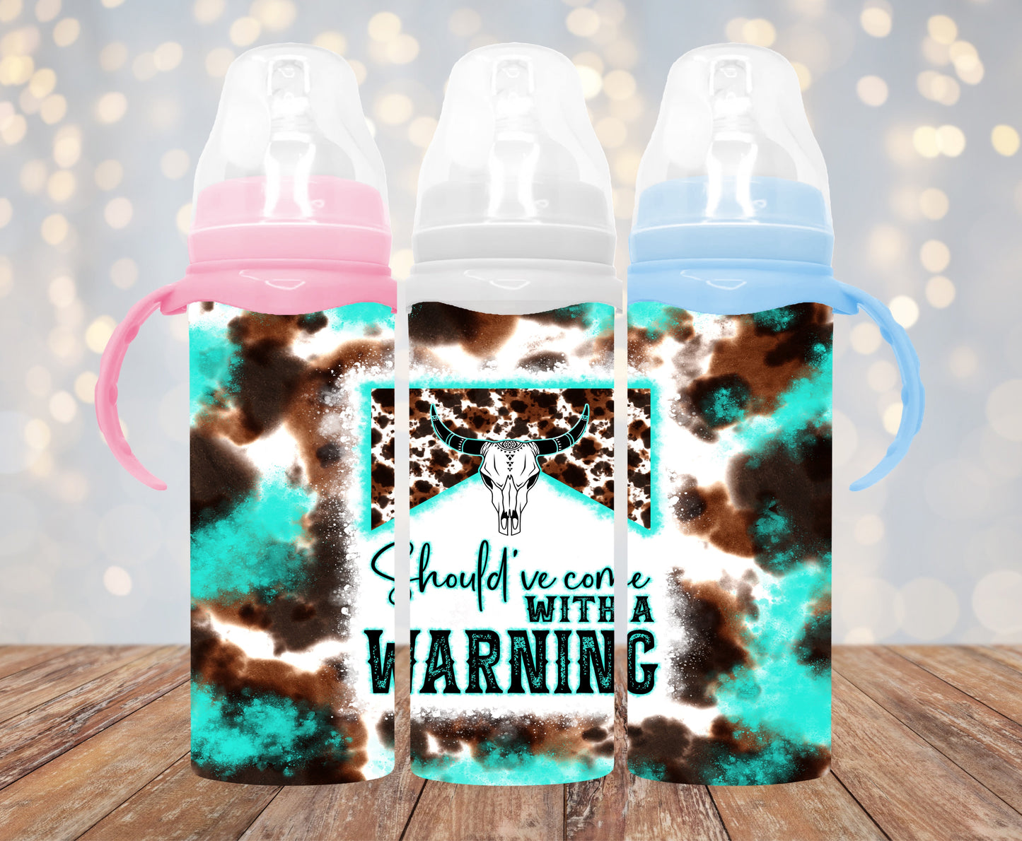 Should’ve Come With A Warning|Baby Bottle|Optional Top Color - Tumblers