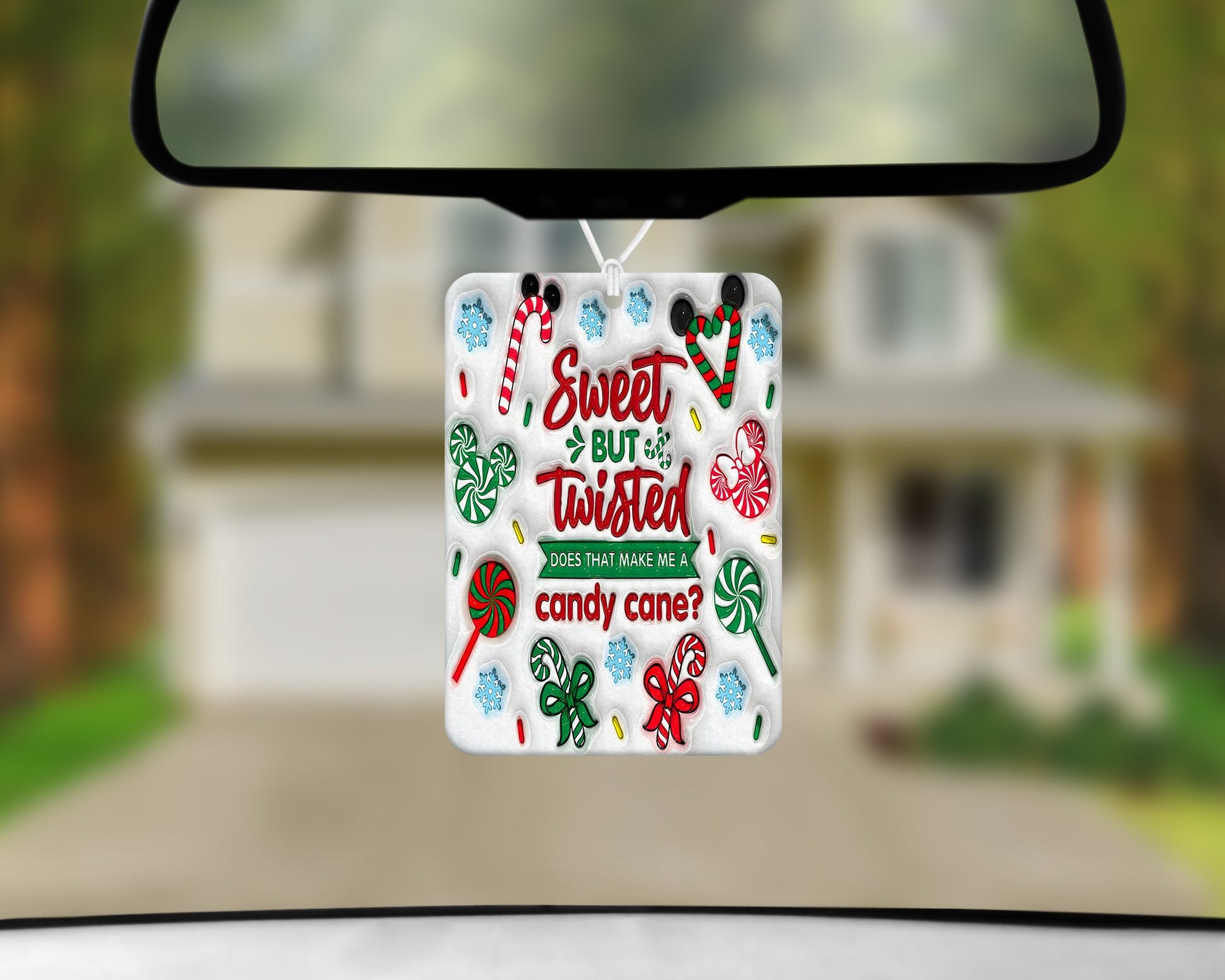 Sweet But Twisted|Freshie|Includes Scent Bottle - Vehicle Air Freshener