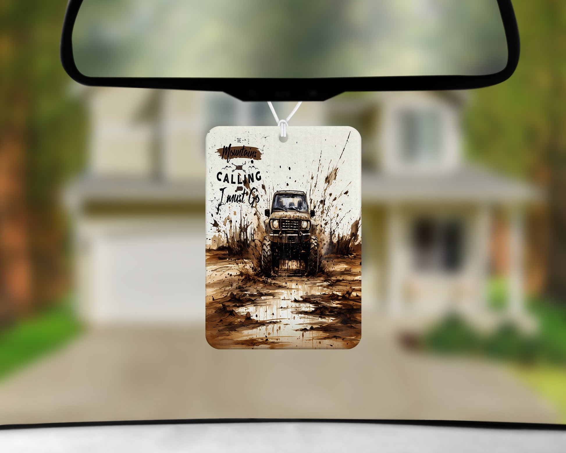 The Mountains Are Calling |Freshie|Includes Scent Bottle - Vehicle Air Freshener
