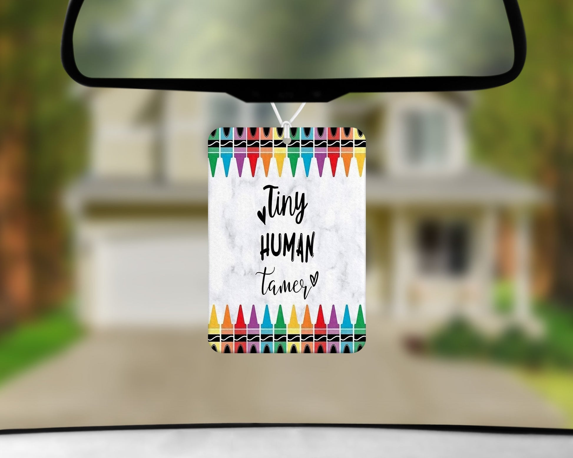 Tiny Human Tamer|Freshie|Includes Scent Bottle - Vehicle Air Freshener