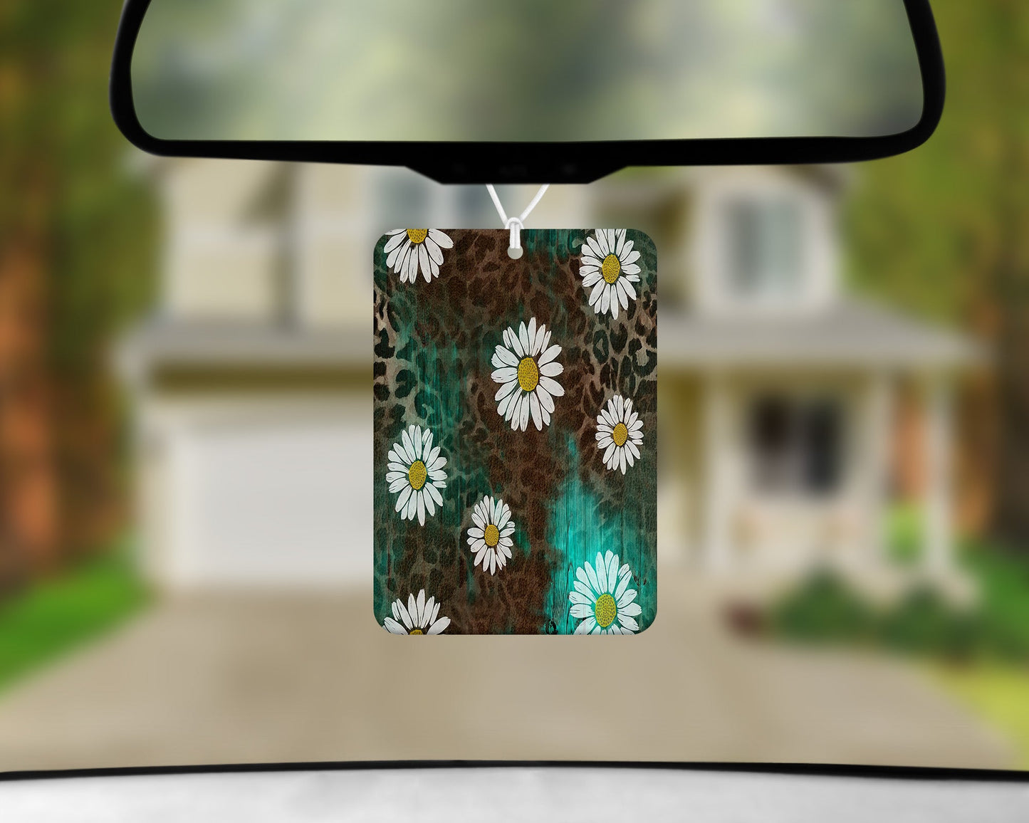 Western Daisies |Freshie|Includes Scent Bottle - Vehicle Air Freshener
