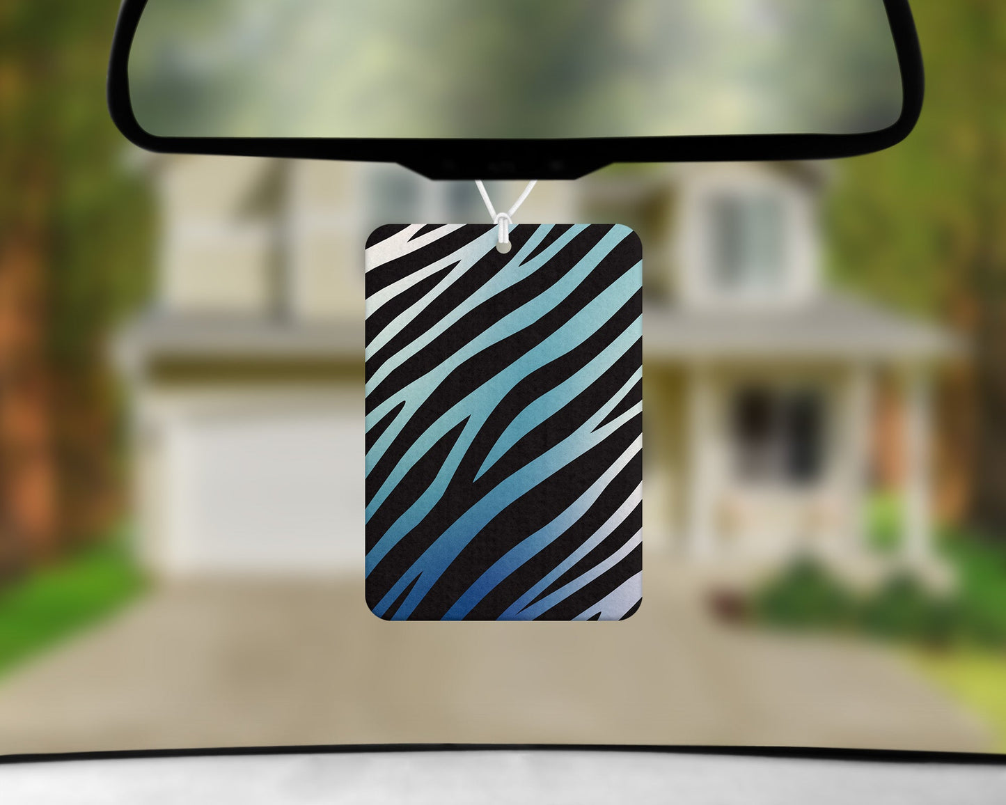 Zebra Stripes|Freshie|Includes Scent Bottle - Vehicle Air Freshener
